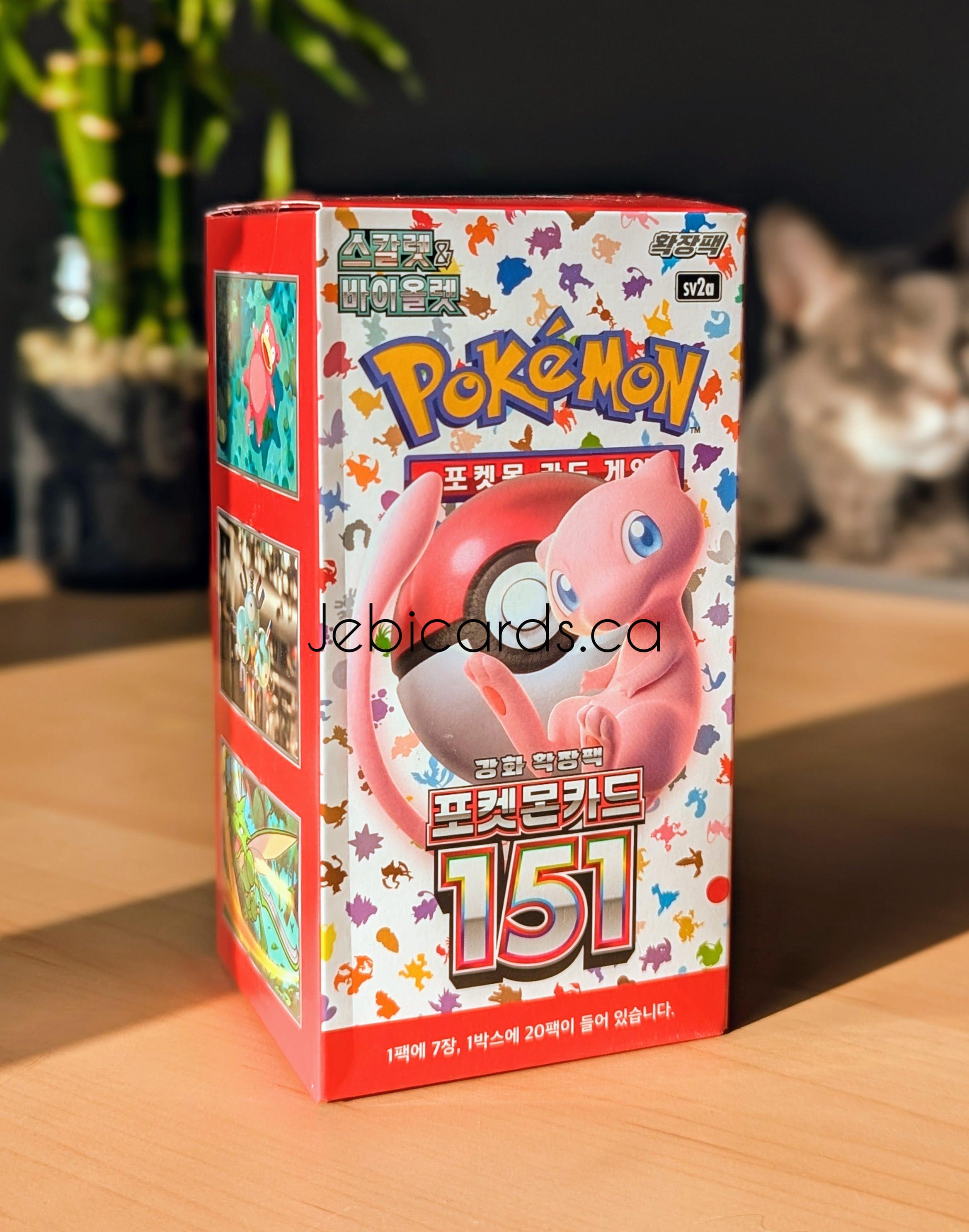 Pokemon 151 Booster Box (Korean) Jebi Cards Pokemon 151 Booster Box (Korean) Jebi Cards