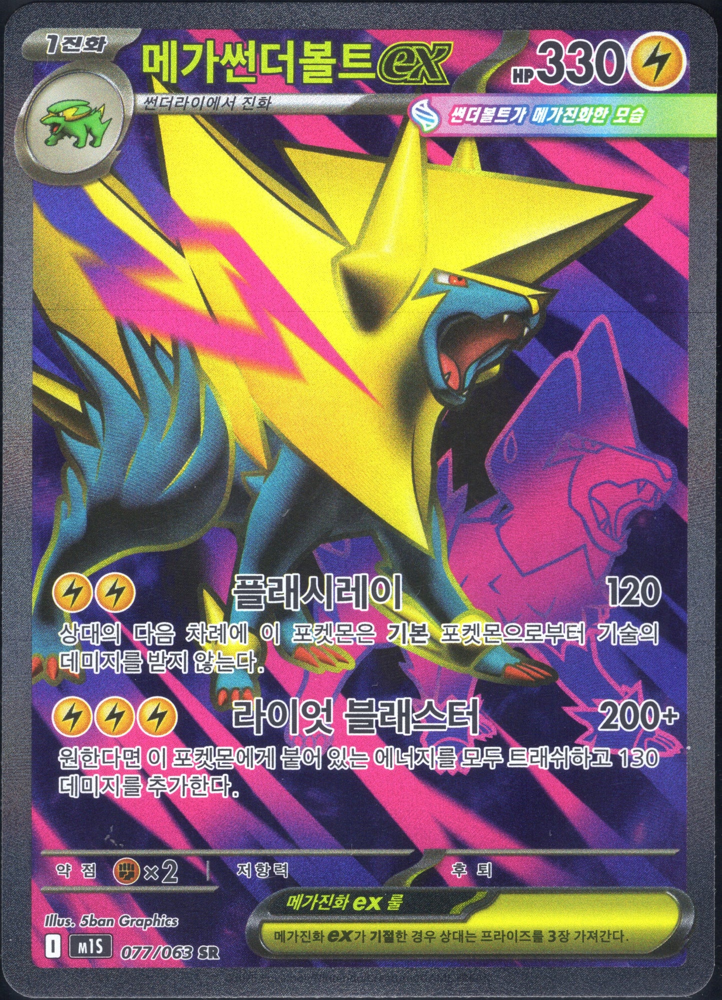Mega Manectric EX (077/063)[Mega Symphonia][KR]
